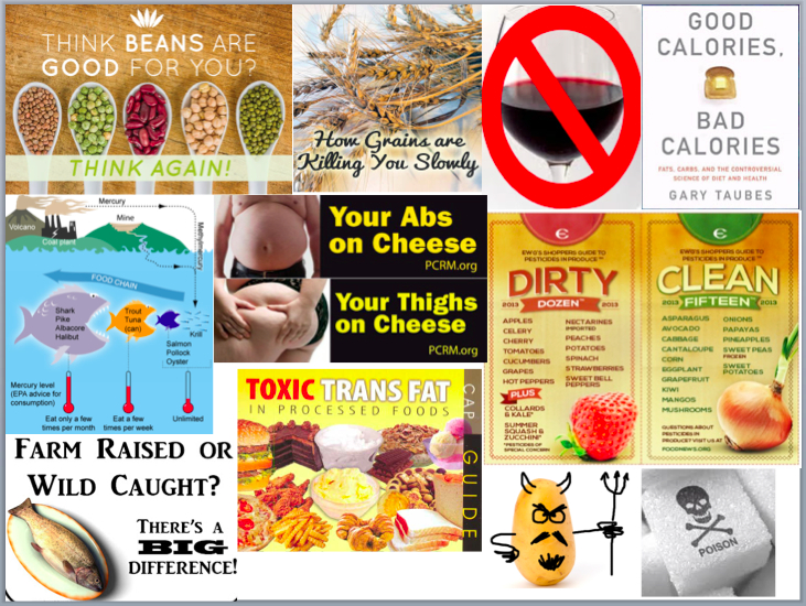 Every &lsquo;diet&rsquo; has its villain or group of foods that you are not allowed to eat. Apparently beans, grains, red wine, fish, cheese, conventional fruits and vegetables, trans fat, potatoes, sugar (especially sugar-sweetened beverages) are all things that should be off-limits. I do not agree!